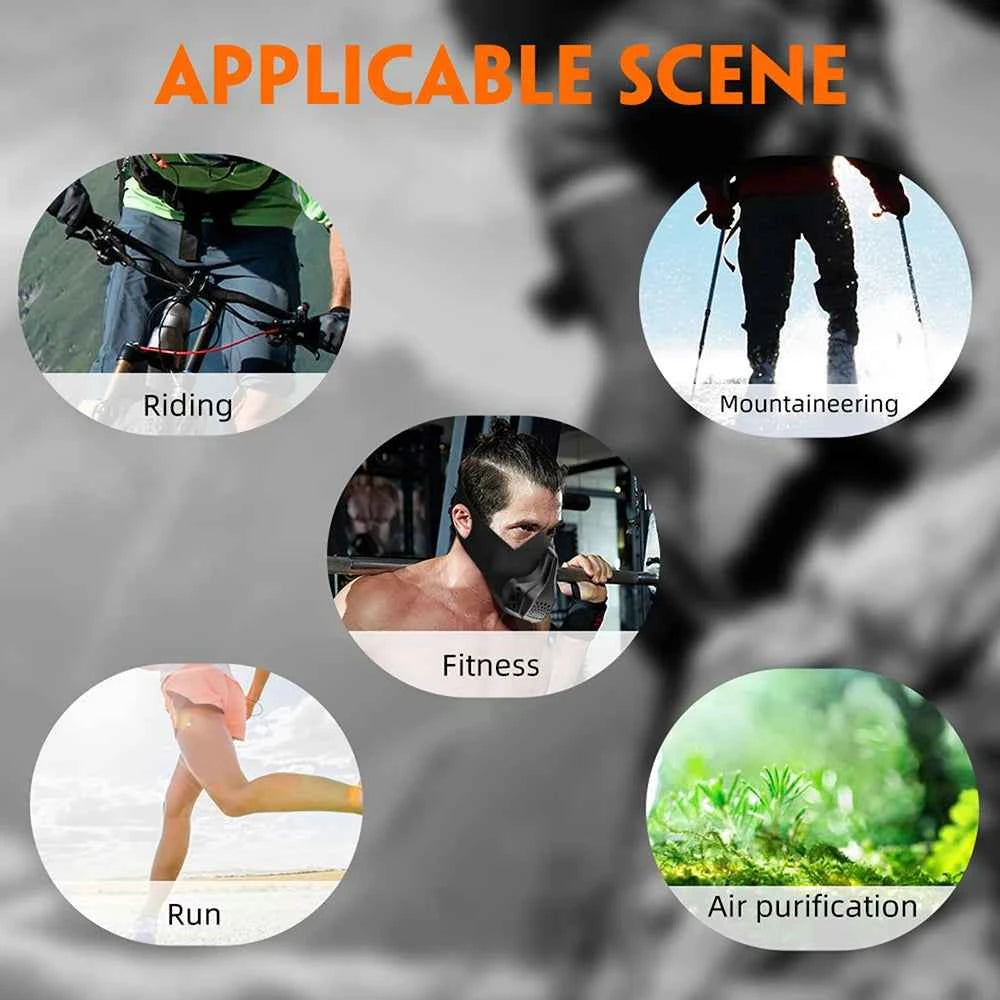 Masque Sportif Ajustable 48 Niveaux Résistance